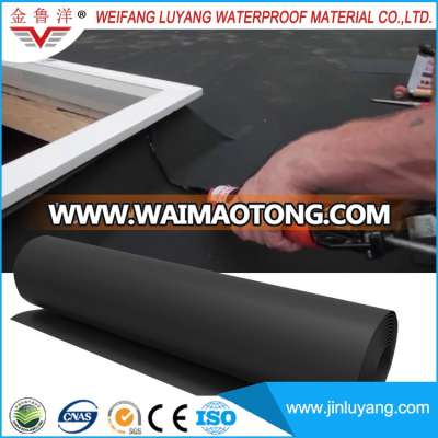 EPDM Rubber Roofing membrane for flat roof waterproofing